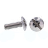 Prime-Line Machine Screw, Truss Head, Phil/Sltd Comb #8-32 X 1/2in 18-8 Stainless Steel 25PK 9006728